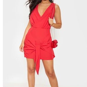 Scarlet Sleeveless Drape Bodycon (NWT)